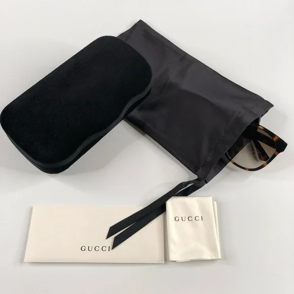 Gucci Authentic Women's Cat-Eye Sunglasses in Tortoise & Havana/Brown ~ BNIB! - Picture 7 of 7